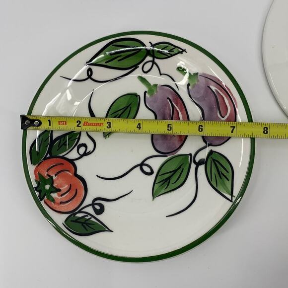 Vintage Ceramica San Marciano Hand Painted Italy Side Plates Four (4) - Picture 16 of 16